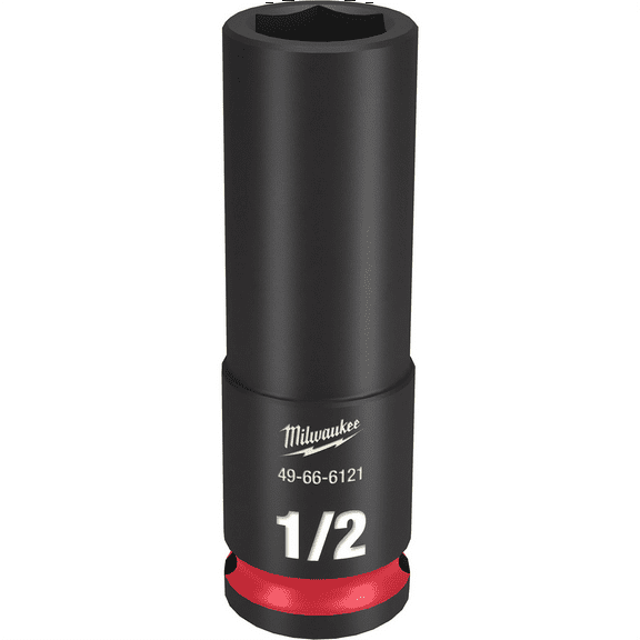 Milwaukee Tool SHOCKWAVE Impact Duty  3/8"Drive 1/2" Deep 6 Point Socket