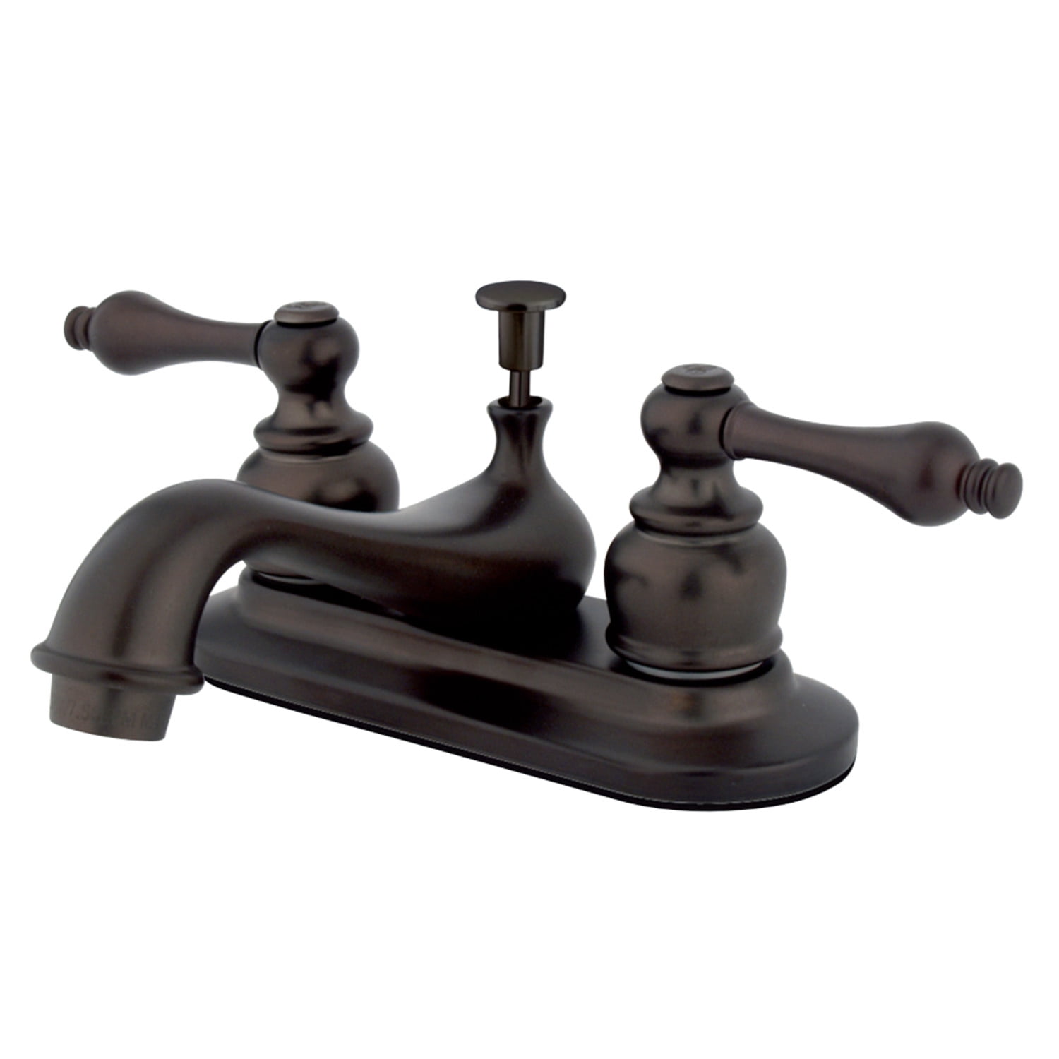 Kingston Brass KB605AL 4-Inch Centerset Lavatory Faucet, Oil Rubbed ...