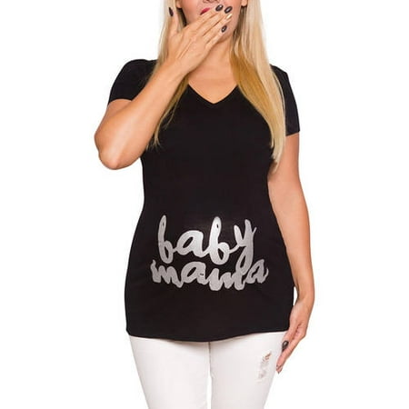 Mommylicious Maternity Baby Mama Slogan Tees