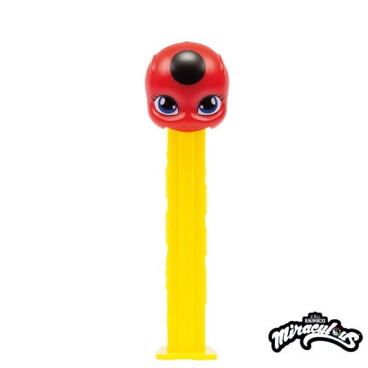 PEZ Candy Miraculous Variety Party Pack, 12 individually wrapped candy dispensers each with 2 candy refills