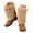 Brown, variant on Women's Snow Boots Fashionable and Warm Mid Calf Womens Winter Boots Perfect for Casual and Outdoor Activities Black,Size 6.5