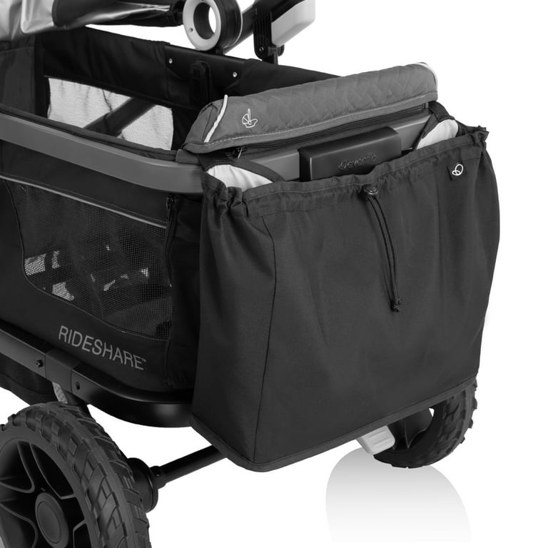 Evenflo Shyft Rideshare All-Terrain Performance Stroller Wagon (Sterling Black)