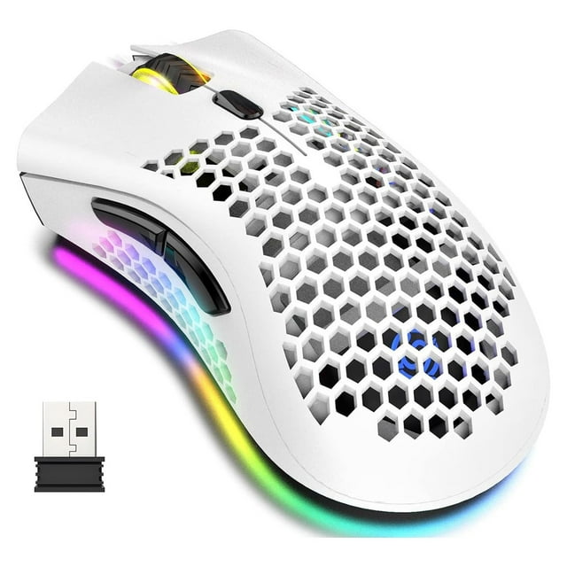 Ratón para juegos Ratón inalámbrico para juegos Ratón para juegos ajustable recargable para computadora
