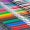 thumbnail image 2 of Pentel EnerGel Deluxe RTX Retractable Liquid Gel Pen, Medium Line, Metal Tip, Sky Blue Ink, Box of 12 (BL77-S), 2 of 8