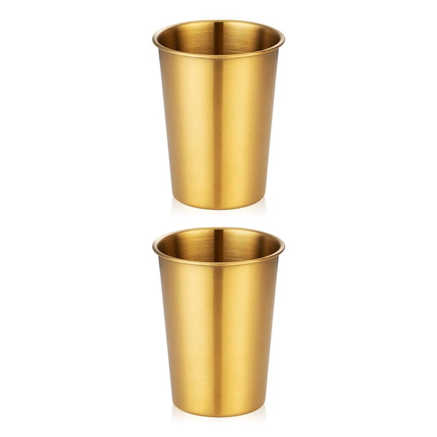 Wosthever Taza de café de acero taza de agua potable contenedor de bebidas de una sola capa soporte de vino a prueba de óxido regalo Camping Oficina al Type5 NO5 Wosthever CBP182821