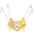 thumbnail image 1 of Inteprter Hamaca transpirable para gatos, jaula de algodón, hamaca para gatos, cama colgante de lino para gatos, hamaca colgante fresca, percha sólida Electrónica Numero 3, 1 of 3
