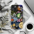 thumbnail image 6 of Cowboy Frog Psychedelic Collage Phone Case, Retro Trippy Aesthetic Protective Cover for iPhone 16 15 14 13 12 11 Pro Max Plus Mini, 6 of 6