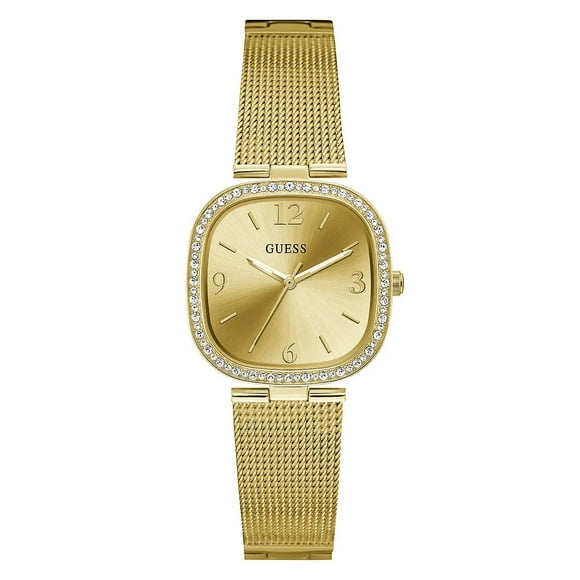 Guess Women's Watch Wristwatch TAPESTRY GW0354L2 stainless steel gold
