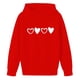 thumbnail image 4 of Sudaderas con capucha para niños y niñas, sudaderas casuales de manga larga, lindas sudaderas de gran tamaño con bolsillo de polar, chaquetas para niñas, 4 of 4