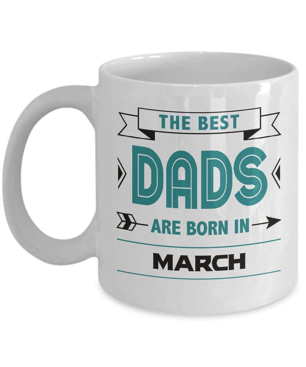 Best Dad Coffee & Tea Gift Mug, Gifts for March 1968, 1972, 1977, 1987