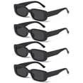 thumbnail image 1 of Gafas de Sol JASPIN Rectangulares Retro Y2K 90s UV400 para Mujer y Hombre, 1 of 6