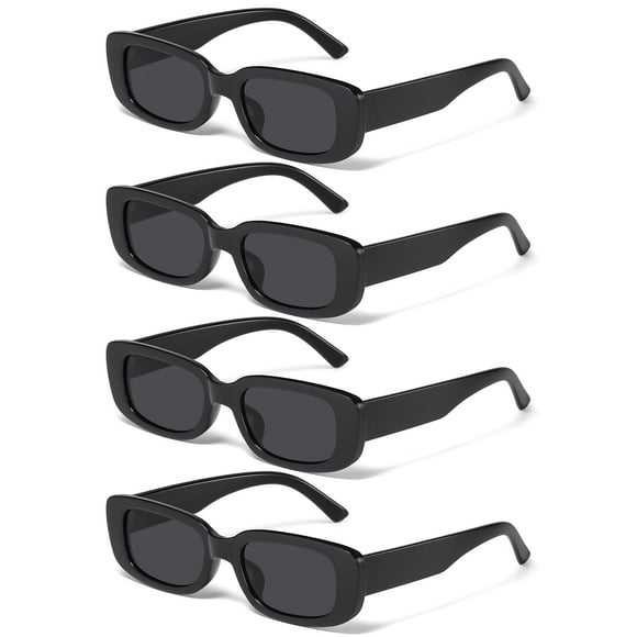 Gafas de Sol JASPIN Rectangulares Retro Y2K 90s UV400 para Mujer y Hombre