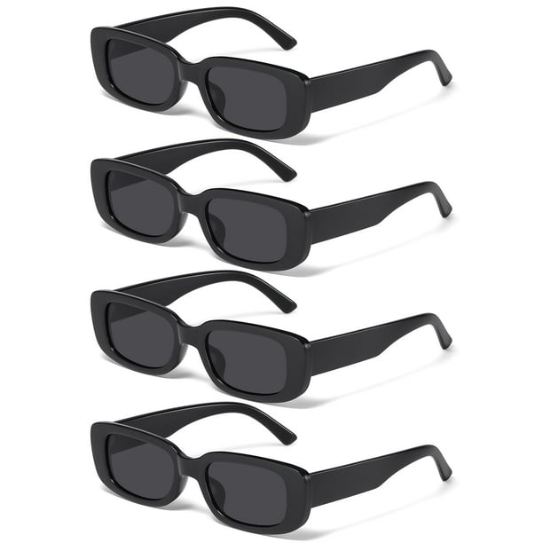 Gafas de Sol JASPIN Rectangulares Retro Y2K 90s UV400 para Mujer y Hombre