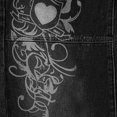 thumbnail image 5 of Byworldtasic Womens Y2K Jeans Women's Low Rise Heart Pattern Baggy Jeans Washed Wide Leg Denim Cargo Pants Y2k Streetwear, 5 of 5