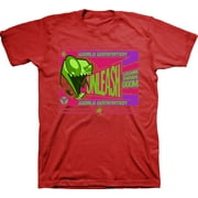 Mens Nickelodeon Invader Zim Shirt - Retro Nick Invader Zim tee - Classic Nick Graphic T-Shirt (Red, Small)
