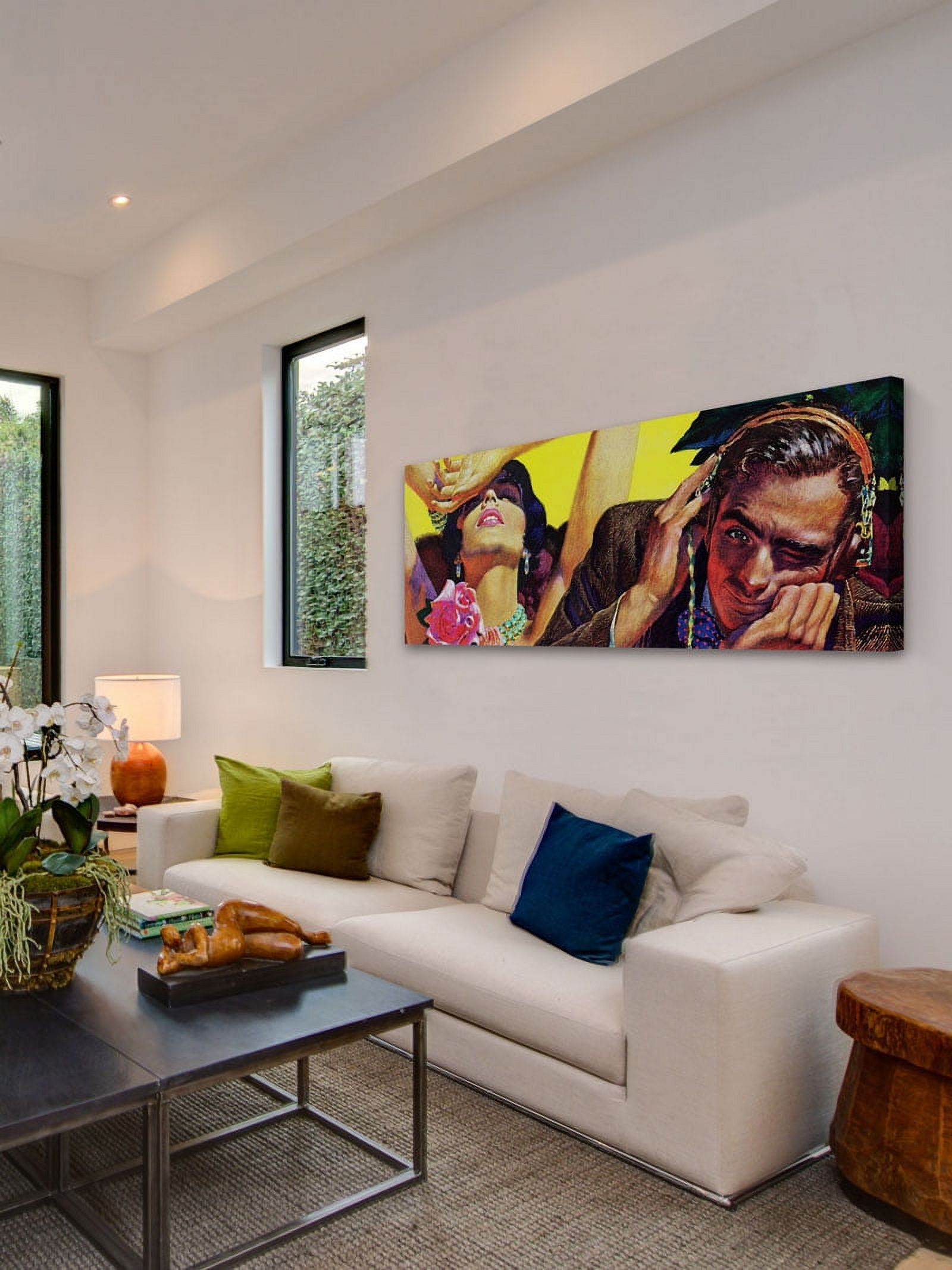 "The Prying Professor" Painting Print on Canvas