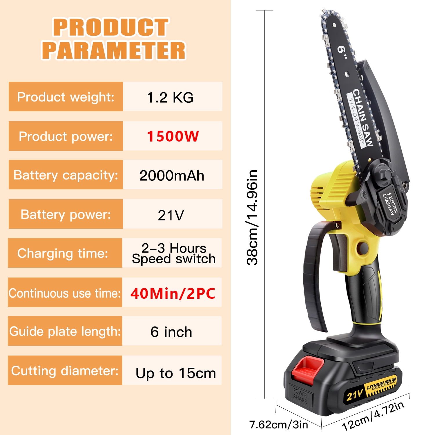 Up To 60% Off on Garden Power Tools: Mini Chai