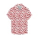 thumbnail image 3 of Ceisia Fashion Unisex Men Women Casual Short Sleeve Printed Turndown Collar Button Gift Shirt, 3 of 5
