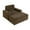 Brown, variant on Aukfa 43 inch Chaise Lounge w/ 2 Cupholders, Storage Ottoman, Plush Chair Bed for Living Room, Green
