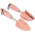 thumbnail image 1 of FootFitter Shoe Trees for Men, Best Adjustable Split Toe Aromatic Cedar Boot Tree, USA Grown Wood (One Pack, Medium 8.5-10), 1 of 4