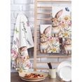 thumbnail image 2 of Easter Kitchen Dish Towels for Drying Dishes Set of 2, Spring Watercolor Tulip Butterfly Flower Plant Waffle Weave Microfiber Hand Tea Bathroom Towels Quick Dry & Absorbent Towel 15.7x23.6, 2 of 7