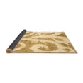 thumbnail image 2 of Ahgly Company Indoor Round Abstract Brown Modern Area Rugs, 3' Round, 2 of 4
