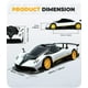 thumbnail image 2 of Coche de juguete HUOGUO Pagani Zonda R a escala 1:24 con sonido y luz, 2 of 5