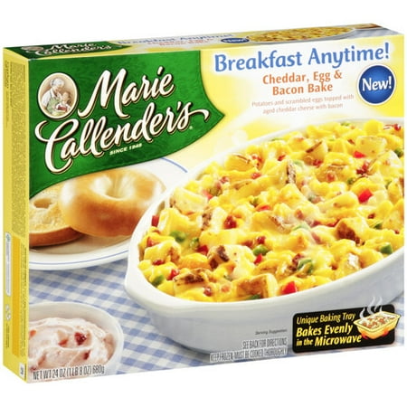 Marie Callender's Breakfast Anytime! Cheddar Egg & Bacon Bake, 24 oz