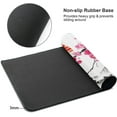 thumbnail image 3 of Extended Gaming Mouse Pad Large Size 31.5x11.8 inches Nonslip Rubber Base Desk Mat Stitched Edges Mousepad, Watercolor Cherry Blossom, 3 of 6