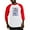 Red/White, variant on CafePress - G.I. Joe Snake Eyes Parachuti - Cotton Baseball Jersey, 3/4 Raglan Sleeve Shirt