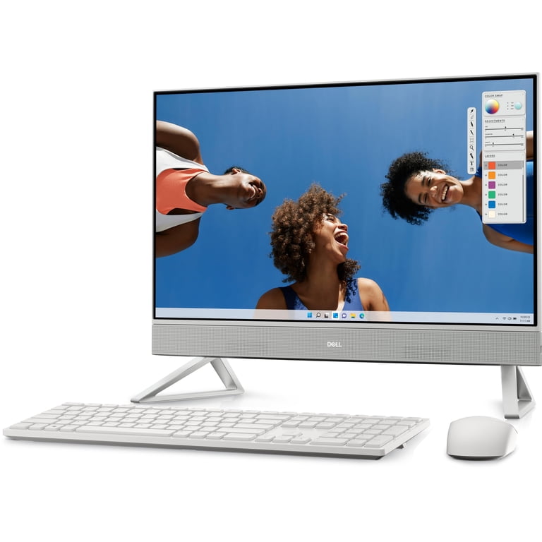 Dell Inspiron 24 All-in-One Desktop 2024 New, Intel 7 150U 10-Core