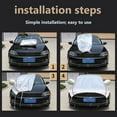 thumbnail image 4 of Half car Cover/Compatible with Mazda CX-5 / Waterproof Windproof Scratch Resistant Car Body Covers Indoor and Outdoor Dedicated Car Cover (SUV), 4 of 5