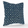 thumbnail image 3 of The Cozy Creations 2PCS Cotton Indigo Blue Decorative Pillow Cover, 20"X20" Double Sided Hand Block Printed Cushion Cover for Sofa Patio Couch, 3 of 9