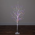 thumbnail image 3 of Nearly Natural Pre-Lit Birch Artificial Christmas Tree - 4' - Color Changing LED Lights, 3 of 9