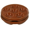 thumbnail image 2 of 2Pcs Ceramic Escargot Baking Plates Conch Plates Kitchen Tableware, 2 of 9