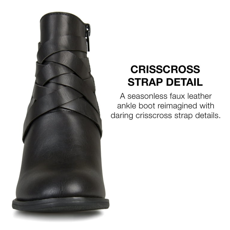 Walmart store ankle boots
