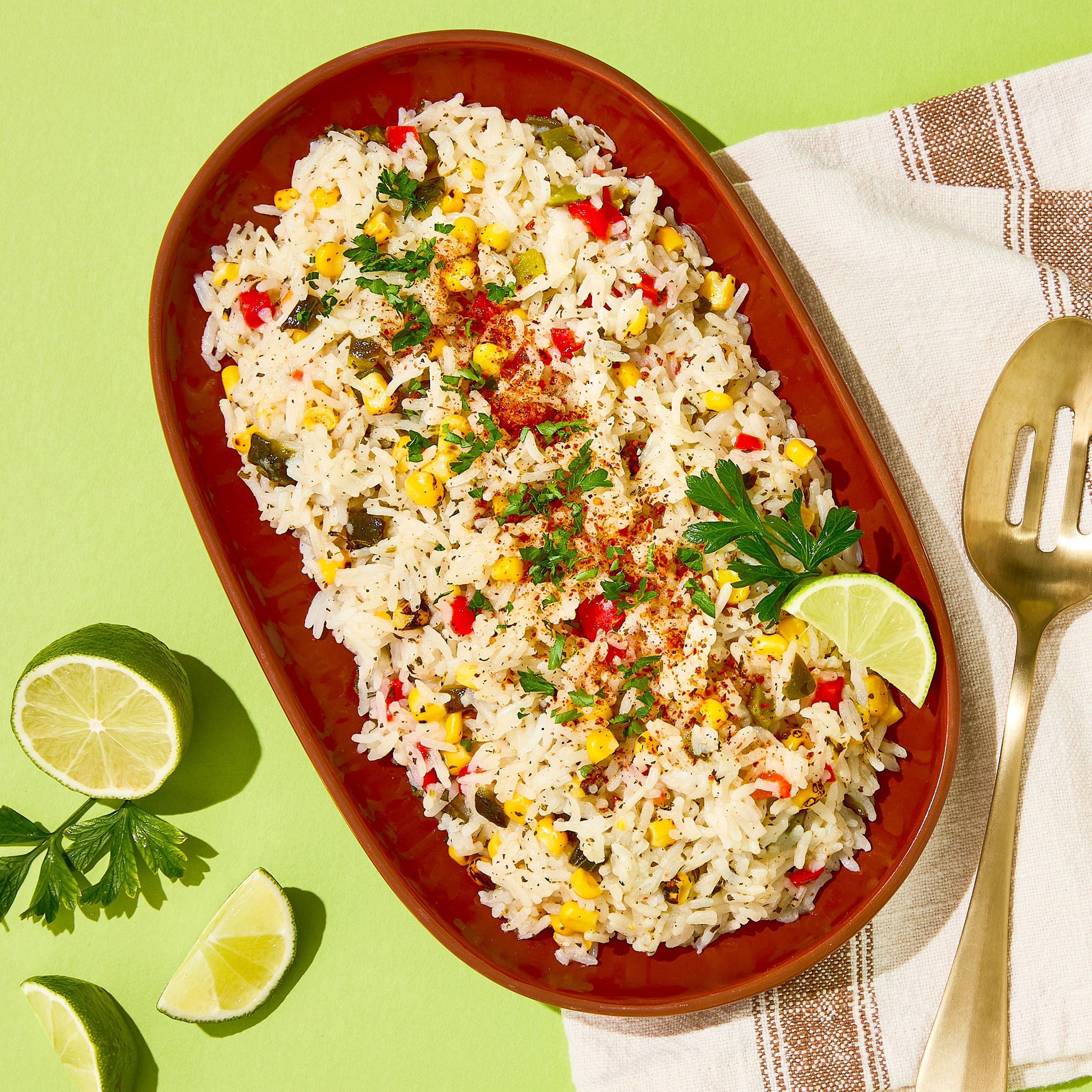 bettergoods Cilantro Lime Rice with Roasted Vegetables, 20 oz (Frozen)