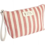 Riah Fashion Vertical Striped Cosmetic P