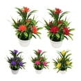 thumbnail image 2 of Bolincty Artificial Flowers Potted Plant Fake Flower, Plant Bonsai Indoor Lotus Bonsai Plants for Table Decor Centerpiece Office Desk Shelves Living Room Decor, 2 of 6