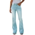 thumbnail image 2 of Women's Flare Bell Bottom Jeans High Waisted Wide Leg Bootcut Jeans Stretchy Denim Pants, 2 of 6