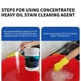 thumbnail image 3 of DAMAI 500g Heavy Duty Kitchen Degreaser, Powerful Foaming Heavy Oil Stain Remover Powder with All Purpose Cleaning Formula, Grime Cleaner for Range Hoods Gas Stoves Kitchen Utensils, 3 of 9