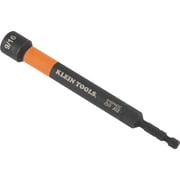 Klein Tools 32930 SAE Magnetic Impact Nut Setter Set, 6-Piece Color Coded Power Nut Driver with Extended Reach, 6 SAE Sizes