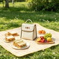 thumbnail image 6 of Dmlowu Lunch Box for Women Men, Thermal Insulated Lunch Bag with Handle, Portable Reusable Cooler Tote Bags for Office Car Picnic Camping Outdoor, 6 of 7