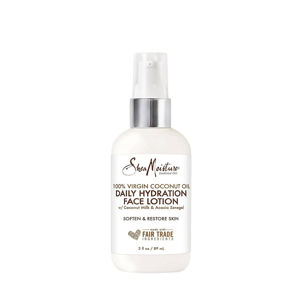 Shea Moisture 100 Virgin Coconut Oil Face Lotion, 3 Oz.