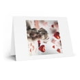 thumbnail image 2 of DistinctInk Greeting Card / Note Card - Valentine's Day Weimaraner Puppy - PACK of 1, 2 of 7