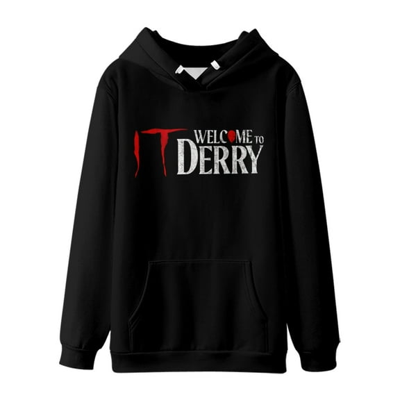 Welcome To Derry TV Drama Logo Hoodie Long Sleeve Streetwear Women Men Hooded Sweatshirt