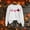 White, variant on Molidfa Women’s Fall Pumpkin Leaf Floral Sweatshirt