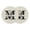 Black, variant on Letter M Round Placemats Set of 2, Braided Polypropylene Place Mats, Monogram Words Washable Table Mats for Kitchen Dinner Holiday Wedding Party Coffee Table Decoration 15"