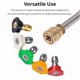 thumbnail image 4 of High Gun, 4000 PSI Max Short Pressure Washer Gun Car Cleaning Tool with 5 Color Quick Connect Nozzles, 4 of 5