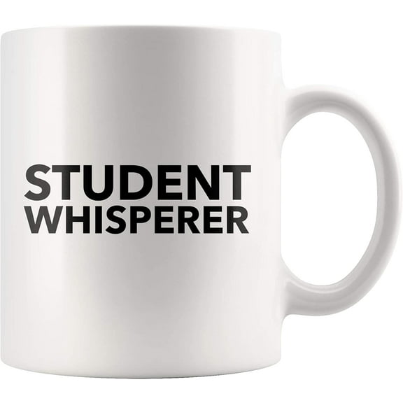 Academic Dean Funny Cute Gag Gift Idea Student Whisperer Mug 11 oz Ceramic Coffee Tea Cup Appreciation Gifts School University Head Of Faculty Department for College White Mugs